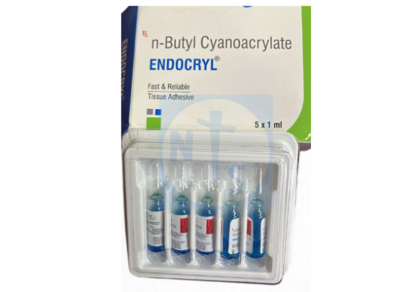 ENDOCYRL Tissue adhesive N-BUTYL CYANOACRYLATE (Sclerotherapy)